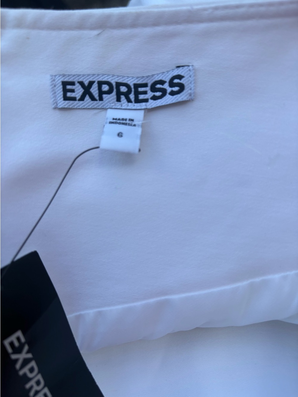 NWT EXPRESS White Women’s Mini Skirt, Size: 6 - Picture 5 of 11